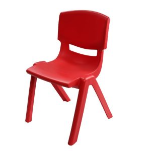 כסא יציקה אדום