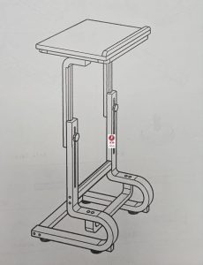 סטנדר עץ שרטוט