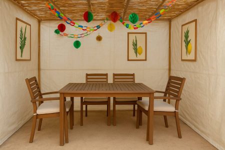 ריהוט עמיד לסוכה השקעה חד פעמית שתשמש אתכם לשנים