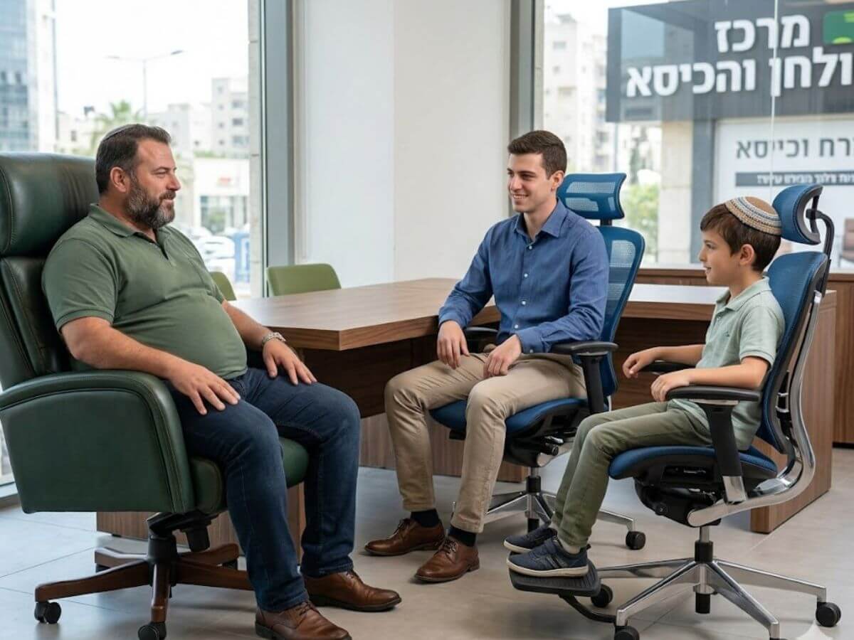 איך לבחור כיסא שמתאים למשקל גוף המדריך שלא עושה הנחות