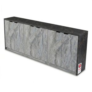 ארון נמוך למשרד 6 דלתות