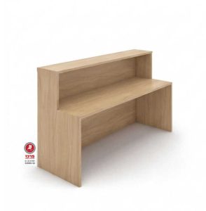 דלפק קבלה דגם סטנדרט עשוי מלמין איכותי במגוון צבעים לבחירה